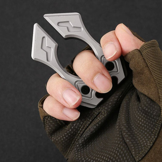 Lightning Bottle Opener EDC Knuckle Dusters
