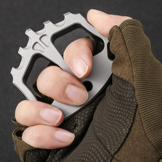 Steel Creative Shape Bottle Opener Knuckle Dusters