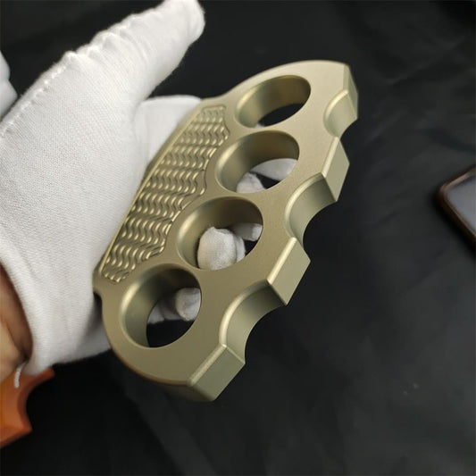 Wave Pattern Aluminum Knuckle Dusters