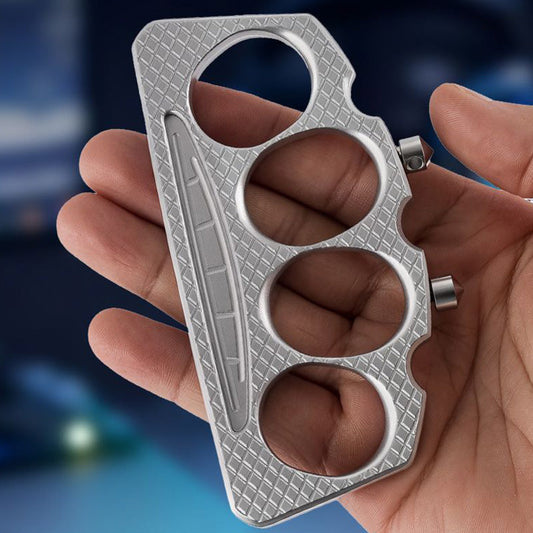 Knuckle Duster Detachable Window Breaker Self Defense Outdoor EDC Tool