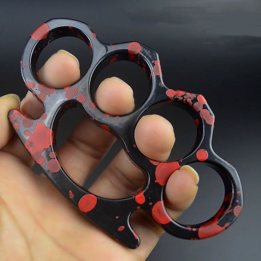 Outdoor EDC Backpack Red and Green Knuckle Dusters