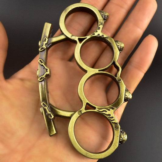 Small Bronze EDC Outdoor Knuckle Dusters