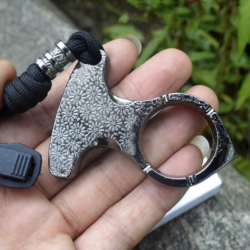 Thickened Zinc One Finger EDC Knuckle Dusters