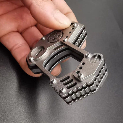 Single Hole Steel Outdoor Carry EDC Portable Knuckle Dusters