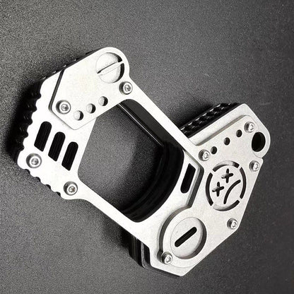 Single Hole Steel Outdoor Carry EDC Portable Knuckle Dusters