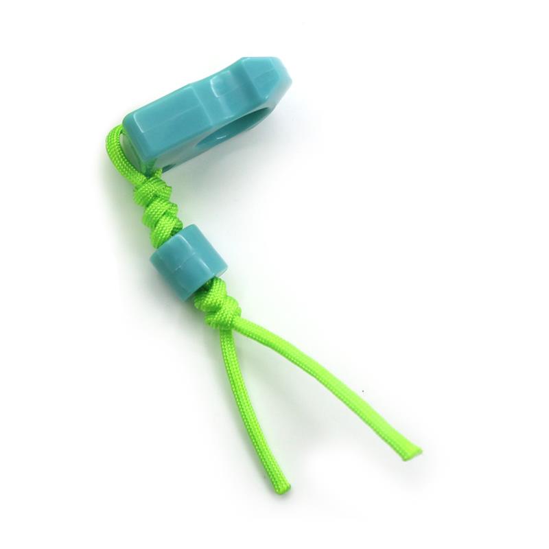 Single Hole PA Plastic Fluorescent Outdoor Portable EDC Knuckle Dusters
