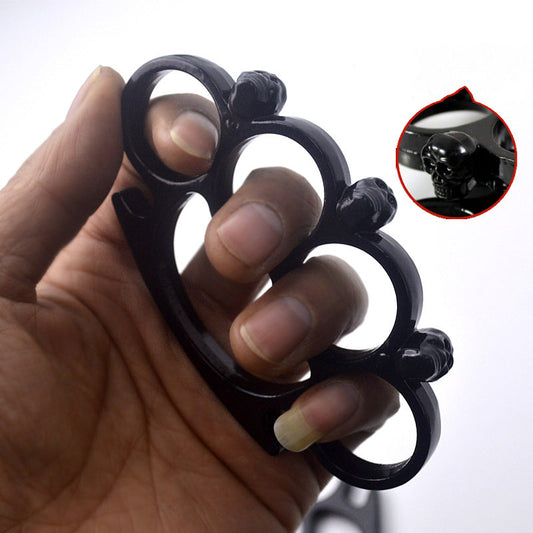 Four-finger Zinc Outdoor Camping Pocket EDC Knuckle Dusters