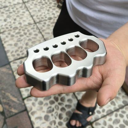 Thickened Steel Knuckle Dusters Four-hole Outdoor Tool