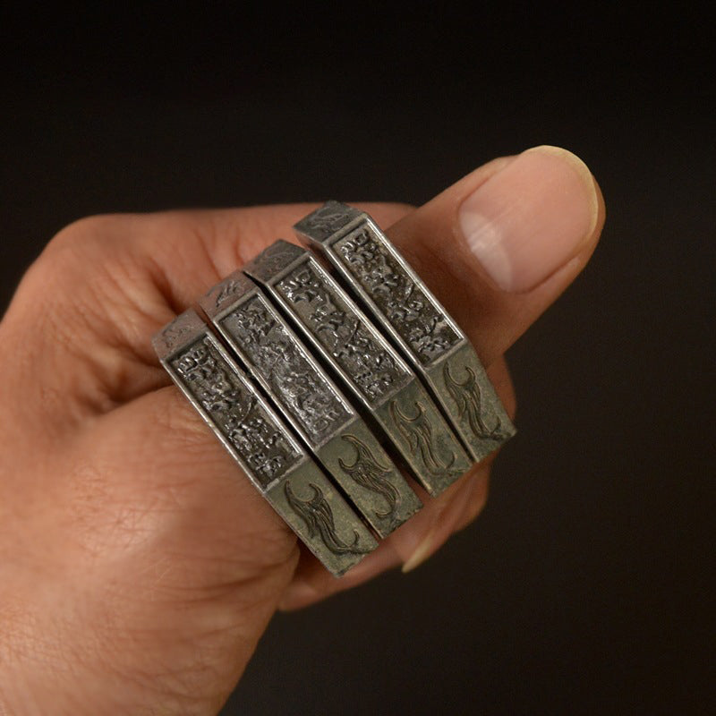 Folding Magic Hexagon Ring Outdoor EDC Knuckle Dusters