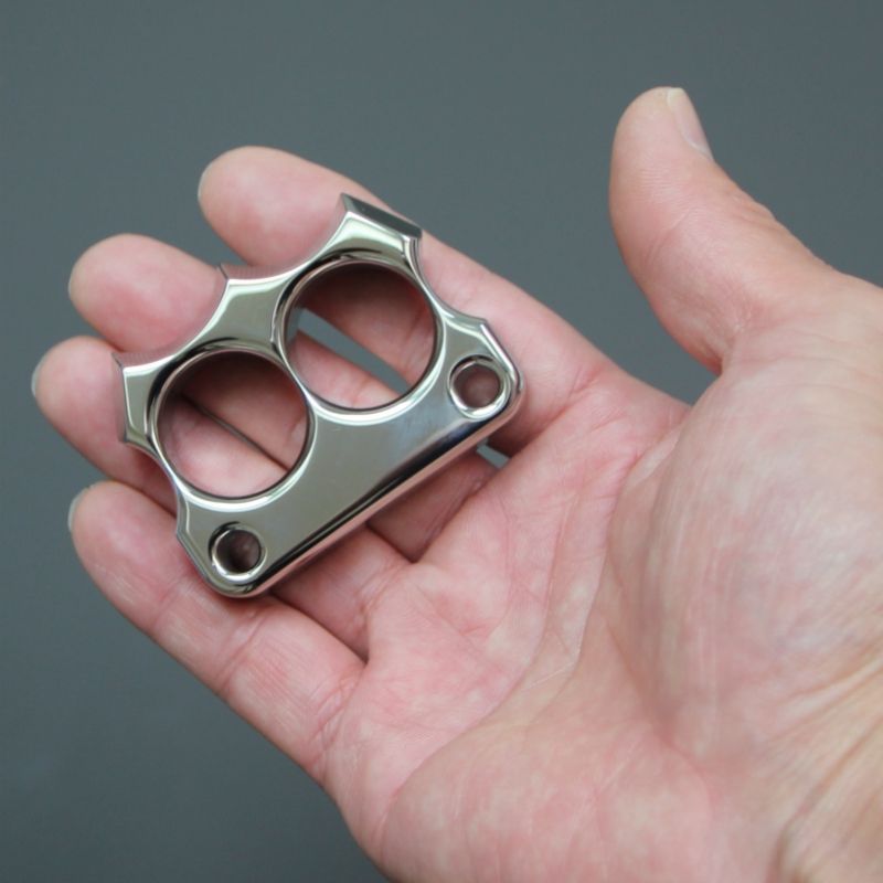 316 Steel Knuckle Dusters Two Hole EDC Tool