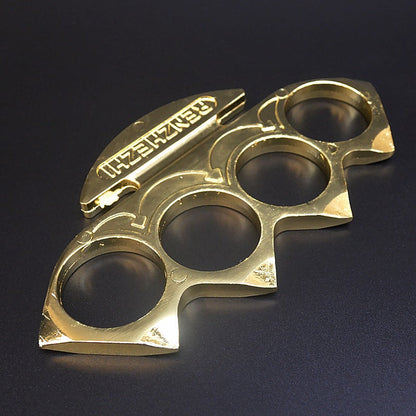 Outdoor Fence Shape Zinc Alloy Convenient Knuckle Dusters