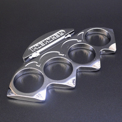 Outdoor Fence Shape Zinc Alloy Convenient Knuckle Dusters