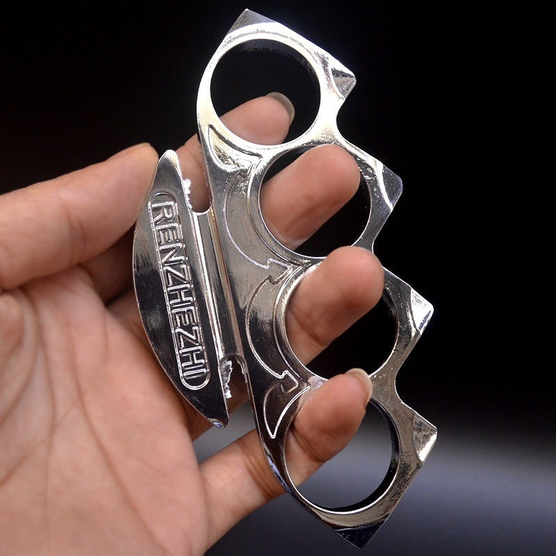 Outdoor Fence Shape Zinc Alloy Convenient Knuckle Dusters