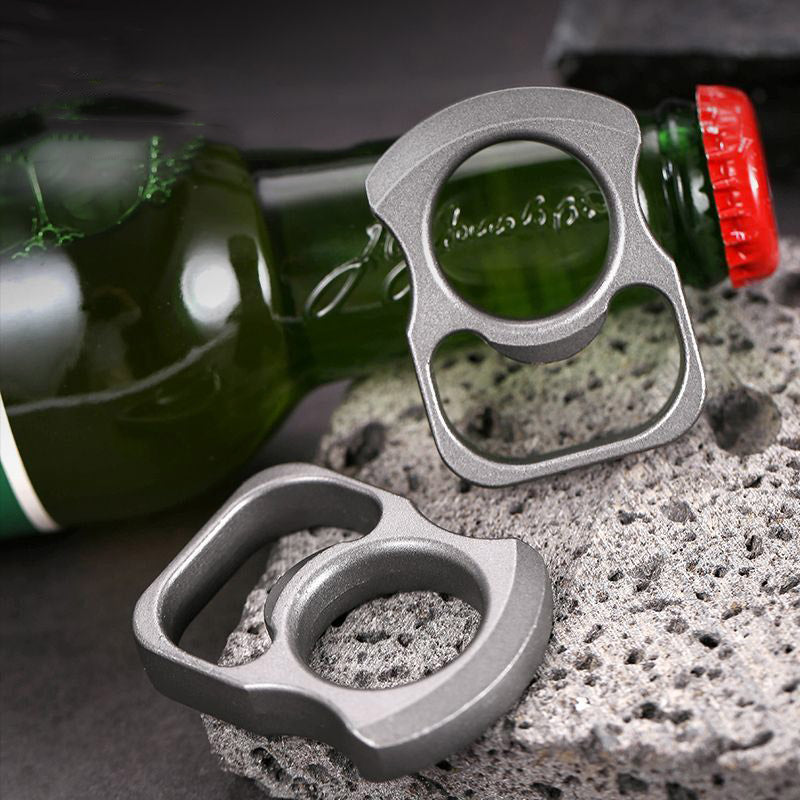 Open Bottle Mini  Knuckle Dusters EDC Outdoor Decoration Tool
