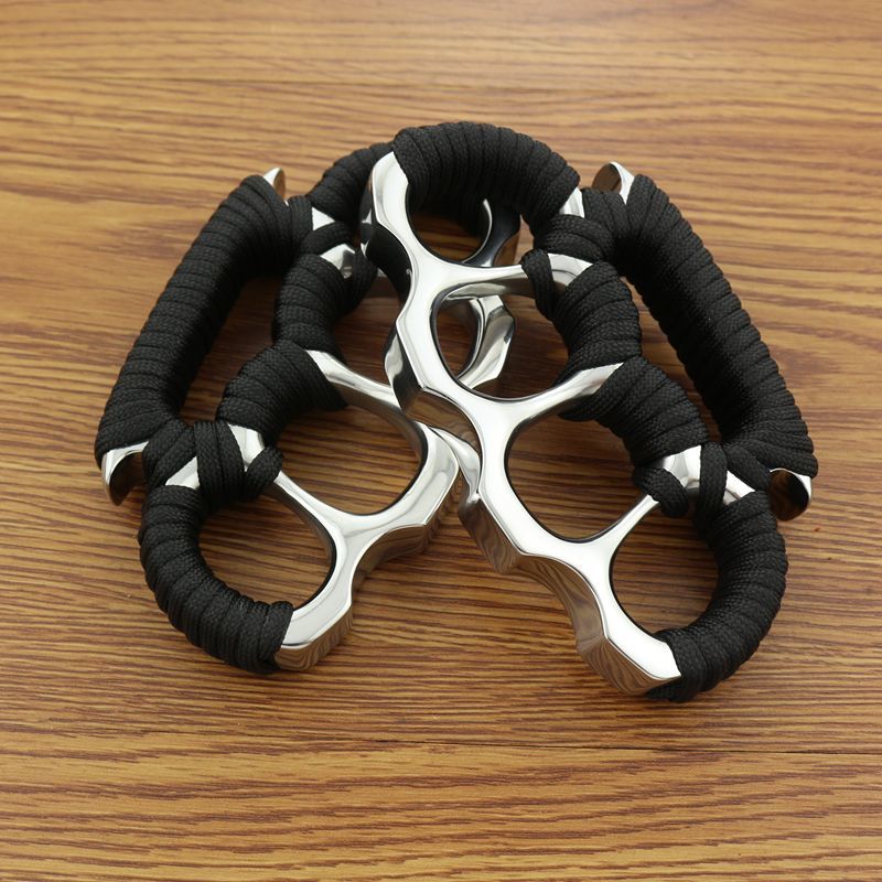 Thickened Steel EDC Knuckle Dutsers Tool with Paracord