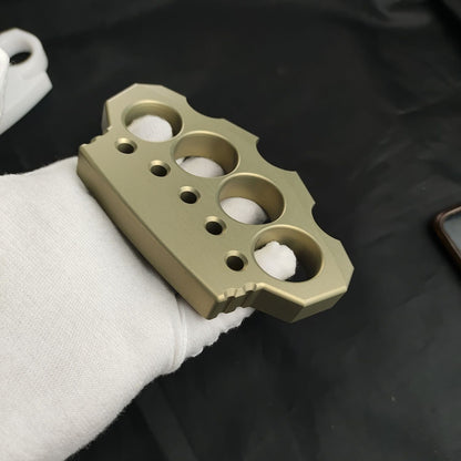 Aluminum Outdoor Creative Black and Gold EDC Knuckle Dutsers