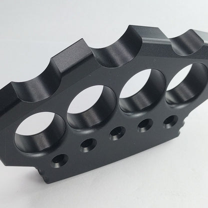 Aluminum Outdoor Creative Black and Gold EDC Knuckle Dutsers