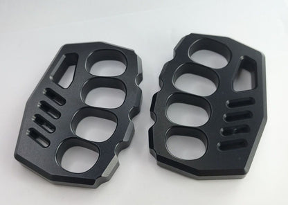 Aluminum Outdoor Creative Black and Gold EDC Knuckle Dutsers