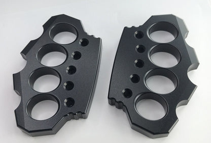 Aluminum Outdoor Creative Black and Gold EDC Knuckle Dutsers