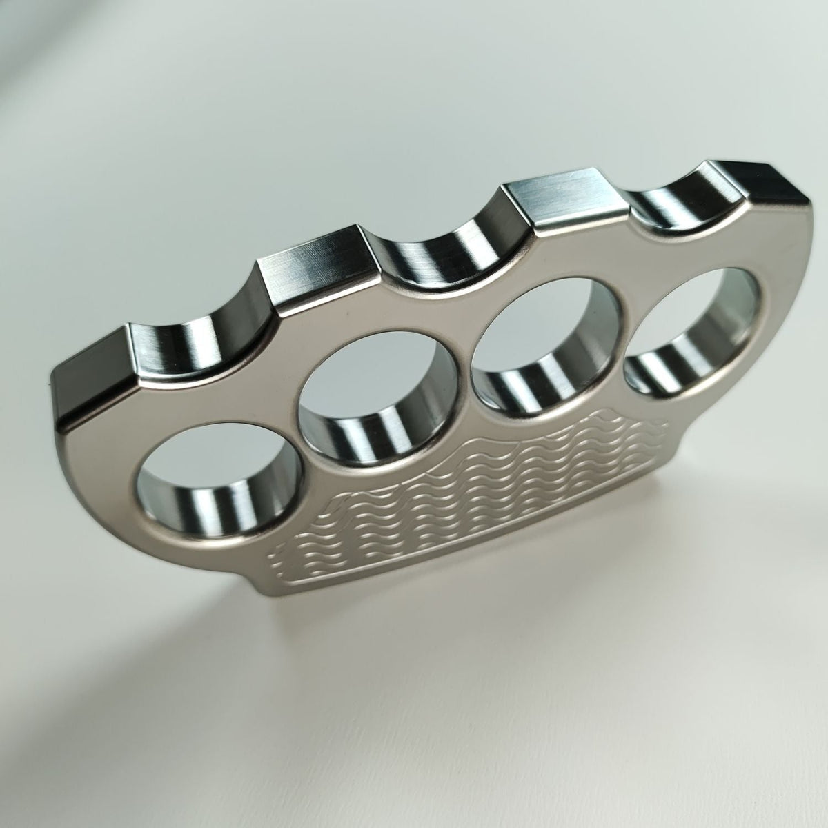 Steel Knuckle Dutsers Corrugated Skull Pattern Large Hole Bottle Opener