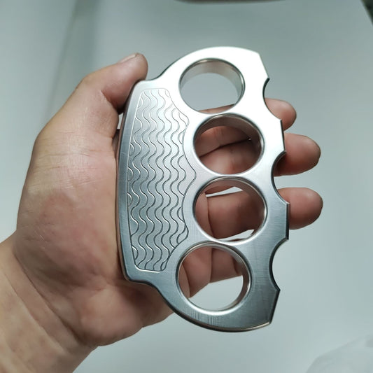 Steel Knuckle Dutsers Corrugated Skull Pattern Large Hole Bottle Opener