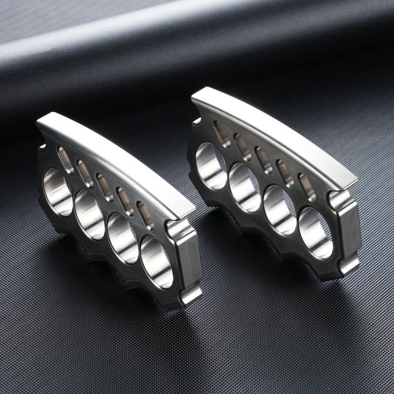 Steel Oval Hole EDC Outdoor Knuckle Dutsers