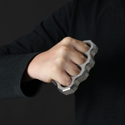 Classic Steel Swirl Pattern EDC Knuckle Dusters