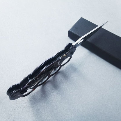 3D Printed Folding Outdoor Pocket EDC Knuckle Dusters Knife