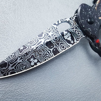 3D Printed Folding Outdoor Pocket EDC Knuckle Dusters Knife