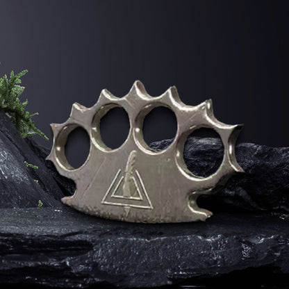 Creative Four-hole Outdoor Zinc Alloy Knuckle Dusters