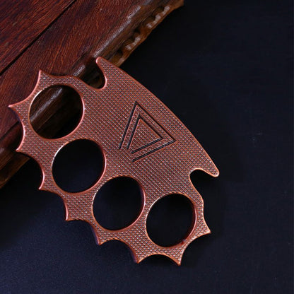 Creative Four-hole Outdoor Zinc Alloy Knuckle Dusters