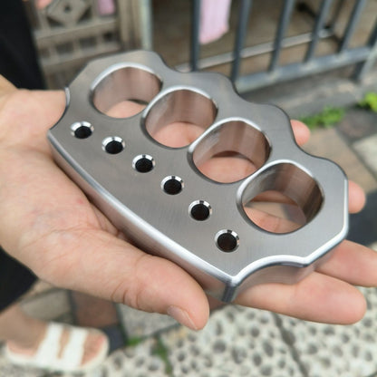 Thickened Steel Knuckle Dusters Four-hole Outdoor Tool
