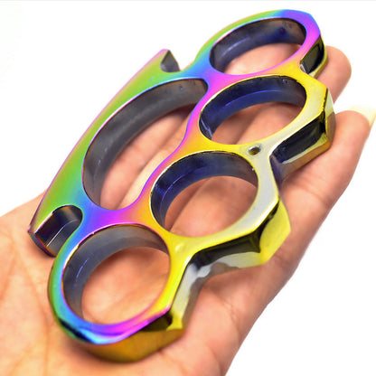 Colorful Thickened Outdoor Pocket EDC Knuckle Dusters