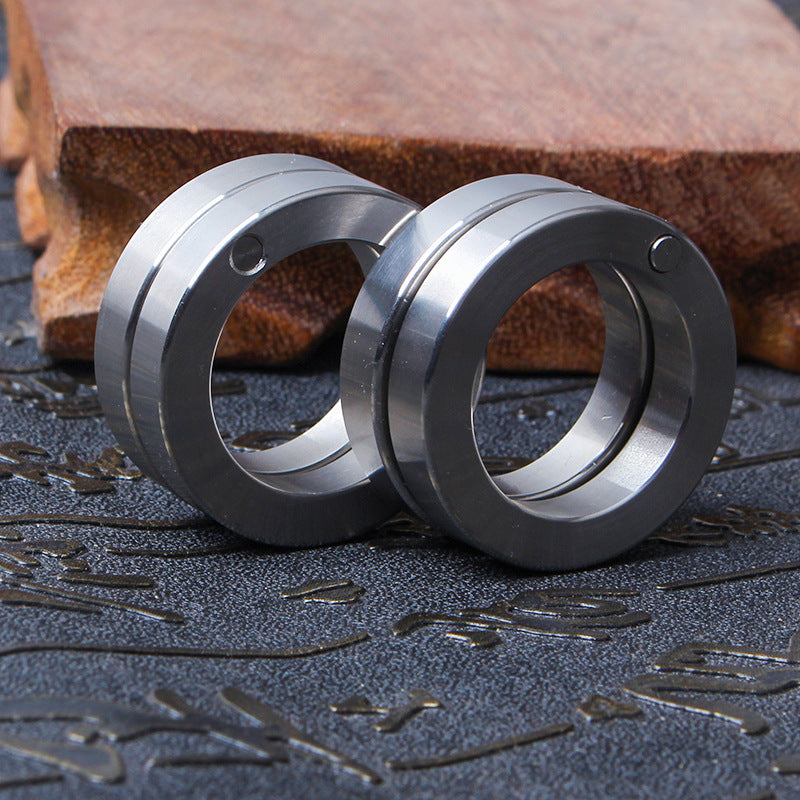 Four Finger Stainless Steel Foldable Knuckle Dusters