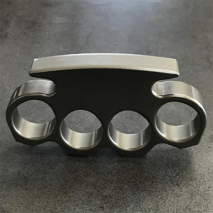 The KING Stonewashed Steel Knuckle Dusters Outdoor Tool