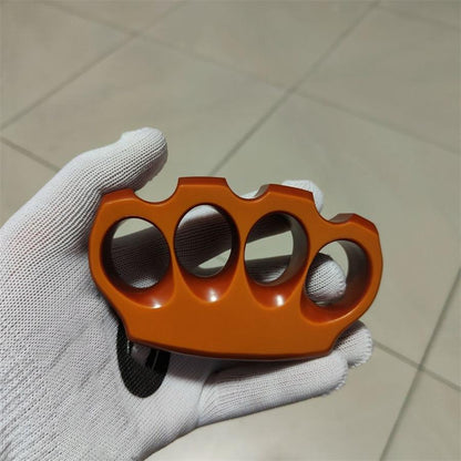 Outdoor Brown Classic Bakelite Knuckle Dusters Light Weight Hand Polishing Tool