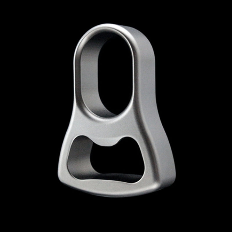 Titanium Alloy Open-bottle Stone Washing Knuckle Dusters Sand Blasting Backpack Tool