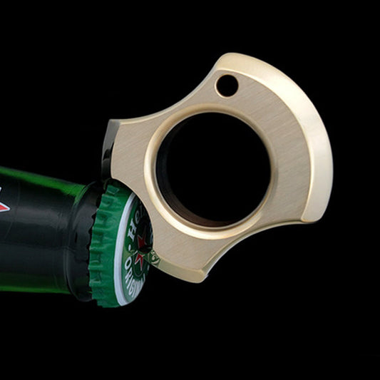 Multi-style Bottle Opening Brass Knuckle Dusters EDC Portable Tool