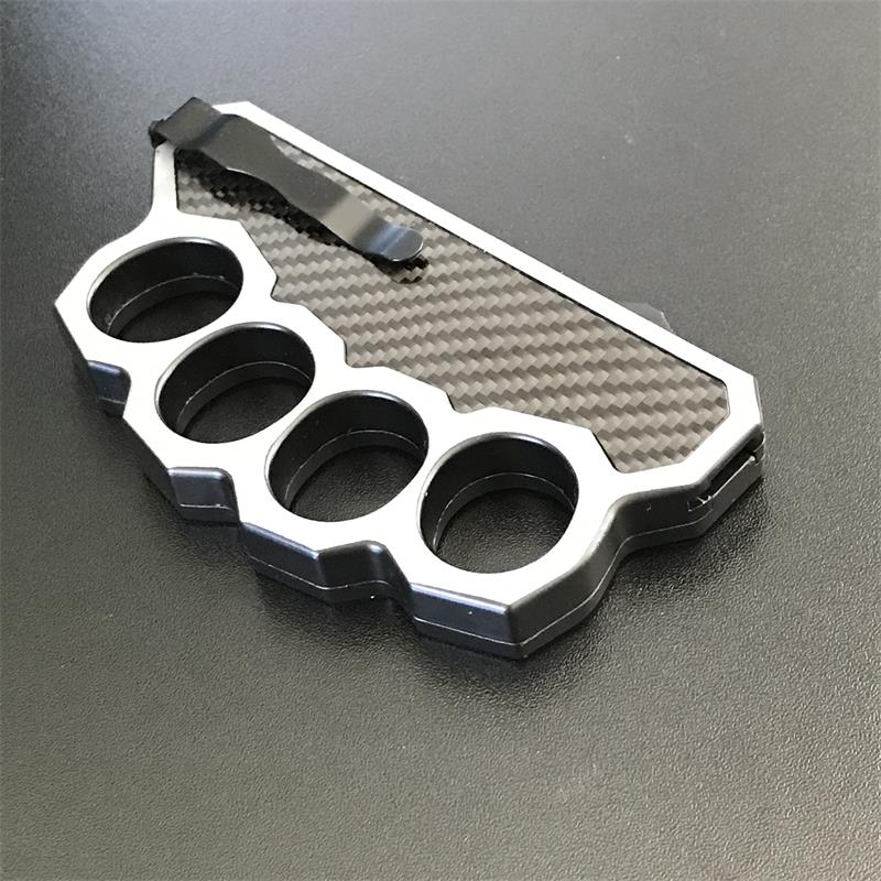 Multifunctional 2-in-1 Portable Outdoor Knuckle Dusters Knife