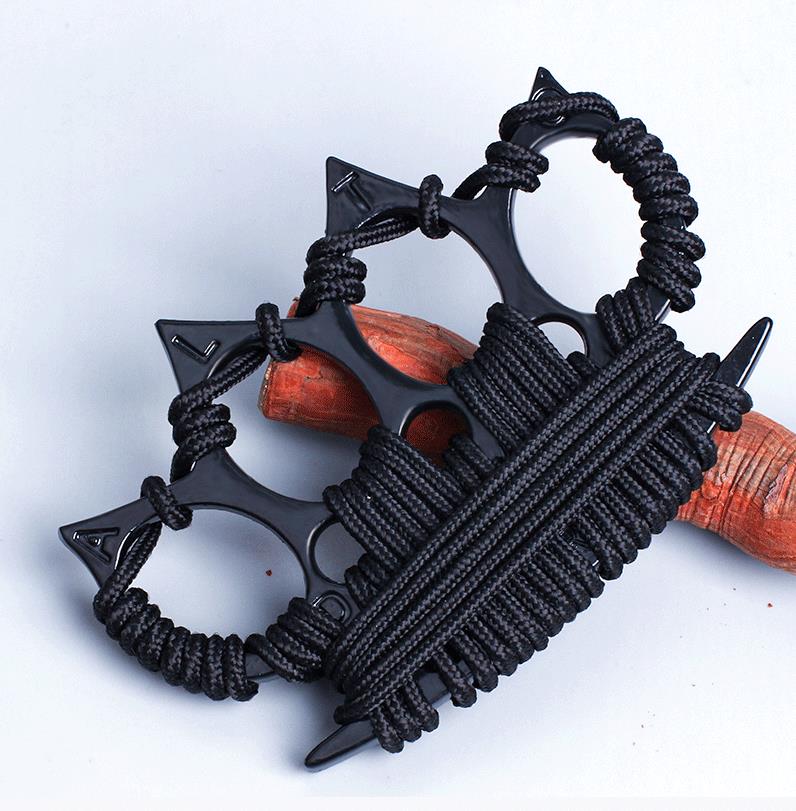 Outdoor Four-finger Three-color Optional Umbrella Knuckle Dusters