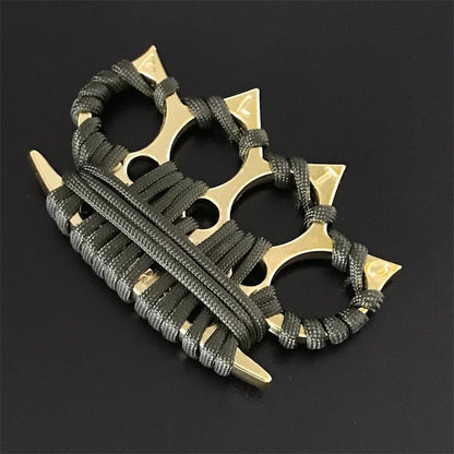Outdoor Four-finger Three-color Optional Umbrella Knuckle Dusters
