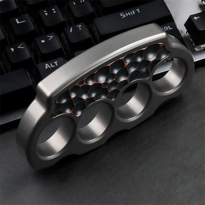 Titanium Alloy Purple Copper Knuckle Dusters