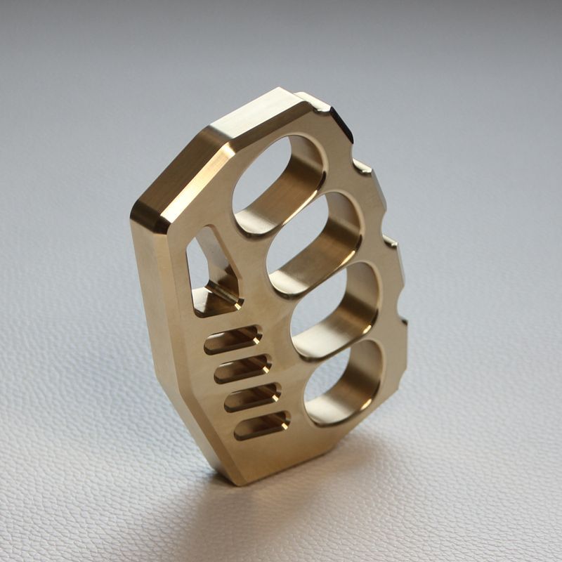 Thickened Brass Big Four Holes Knuckle Dusters