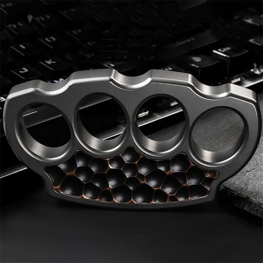 Titanium Alloy Purple Copper Knuckle Dusters