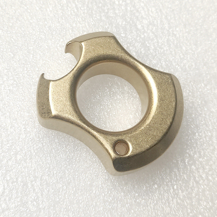 Multi-style Bottle Opening Brass Knuckle Dusters EDC Portable Tool