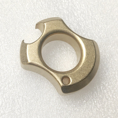 Multi-style Bottle Opening Brass Knuckle Dusters EDC Portable Tool