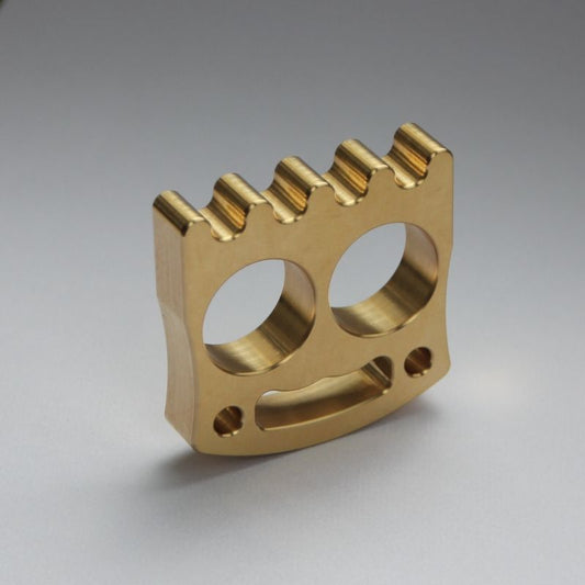 Mini Smiley Face Brass Knuckle Dusters Bottle Opener Edc Tool