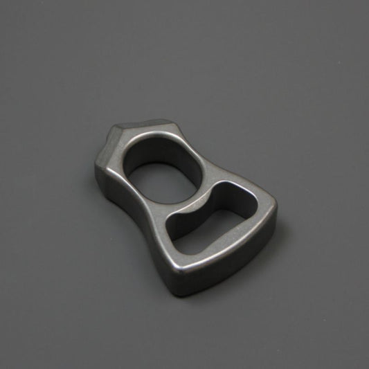 Titanium Alloy Multifunctional Single Hole Stone Washing Knuckle Dusters Bottle Opener