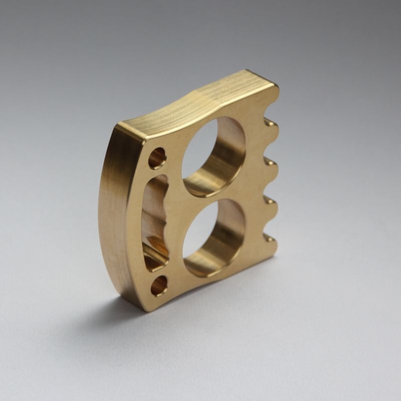 Mini Smiley Face Brass Knuckle Dusters Bottle Opener Edc Tool