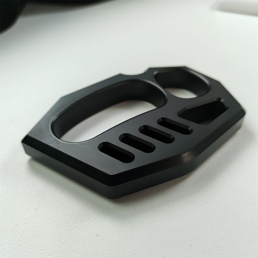 PC Transparent Black Light Knuckle Dusters Easy Carry Outdoor Tools